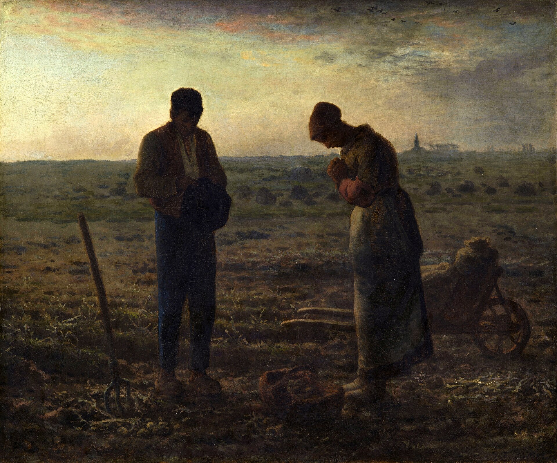 L&rsquo;Angélus 1857-59 – Jean-François Millet 1814-1875