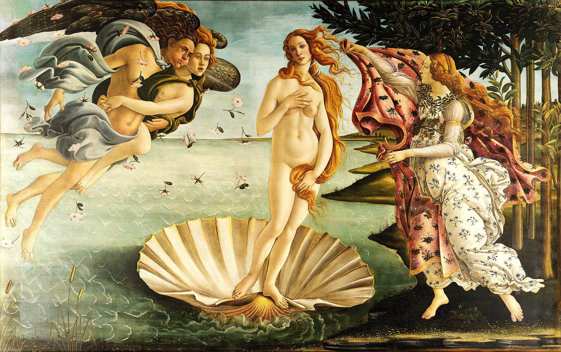La Naissance de Vénus v. 1485 – Sandro Botticelli 1445-1510
