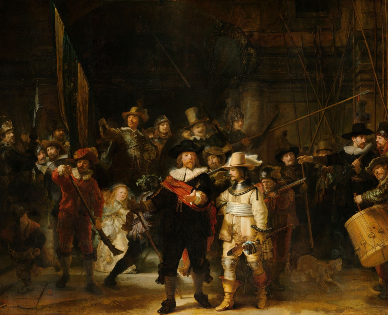 La ronde de nuit 1642 – Rembrandt van Rijn 1606–1669