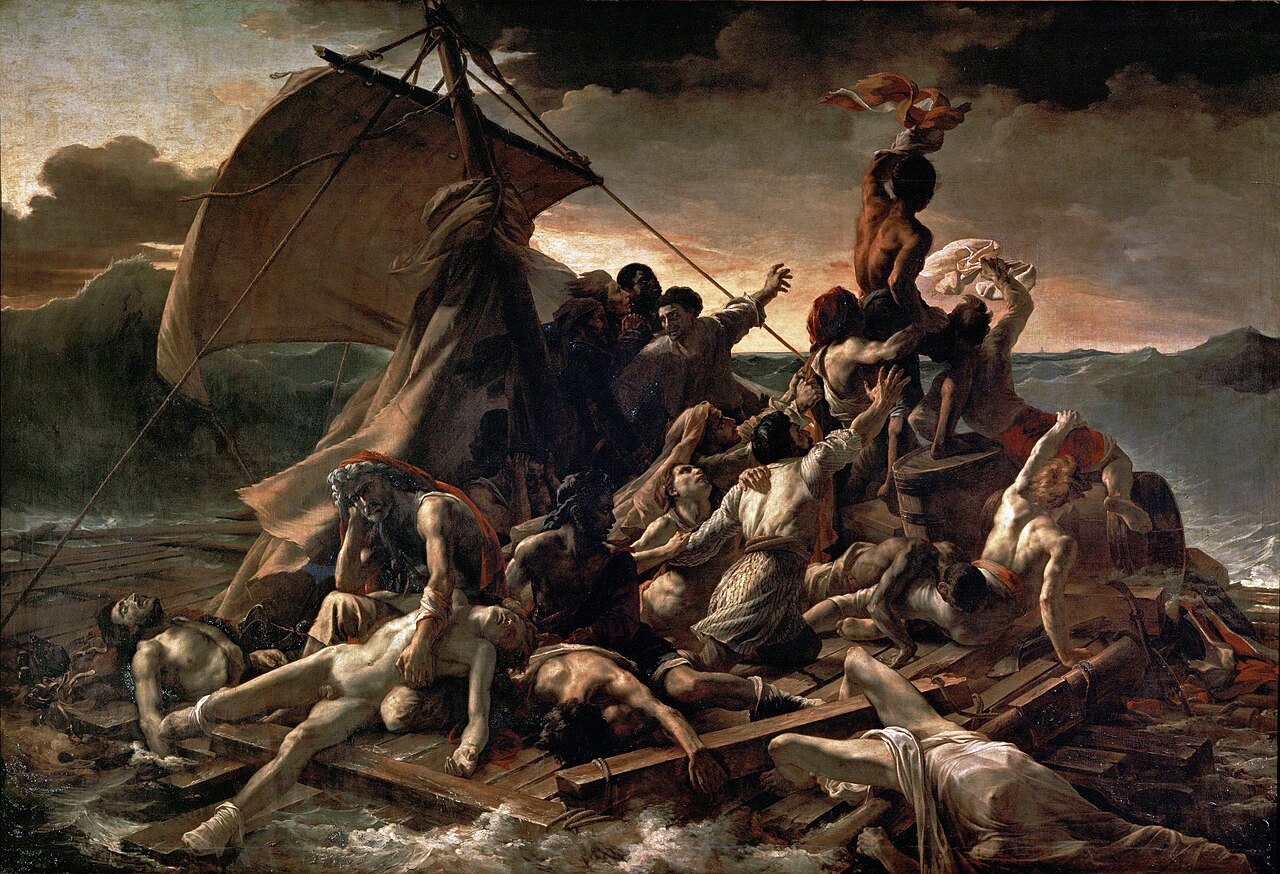 Le Radeau de la Méduse 1818-19 – Théodore Géricault 1791-1824