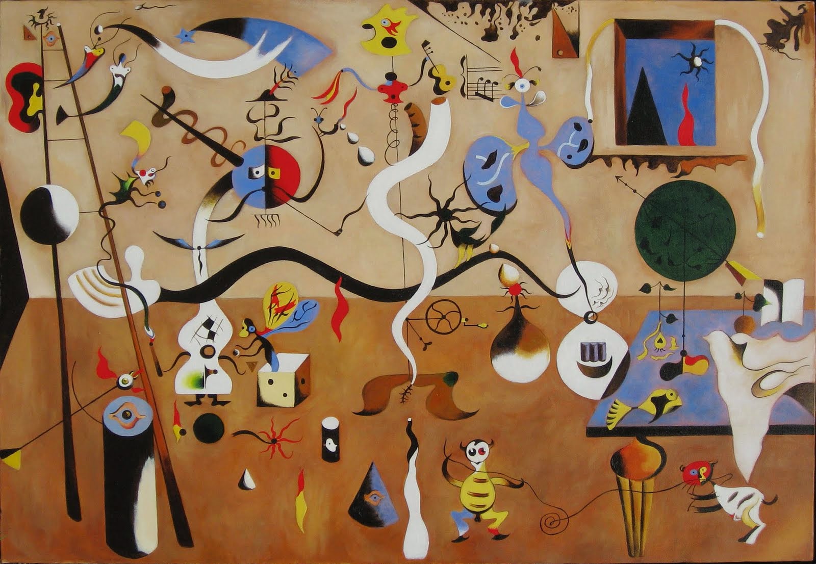 Le carnaval d&rsquo;Arlequin 1924.25 – Joan Miró 1893-1983
