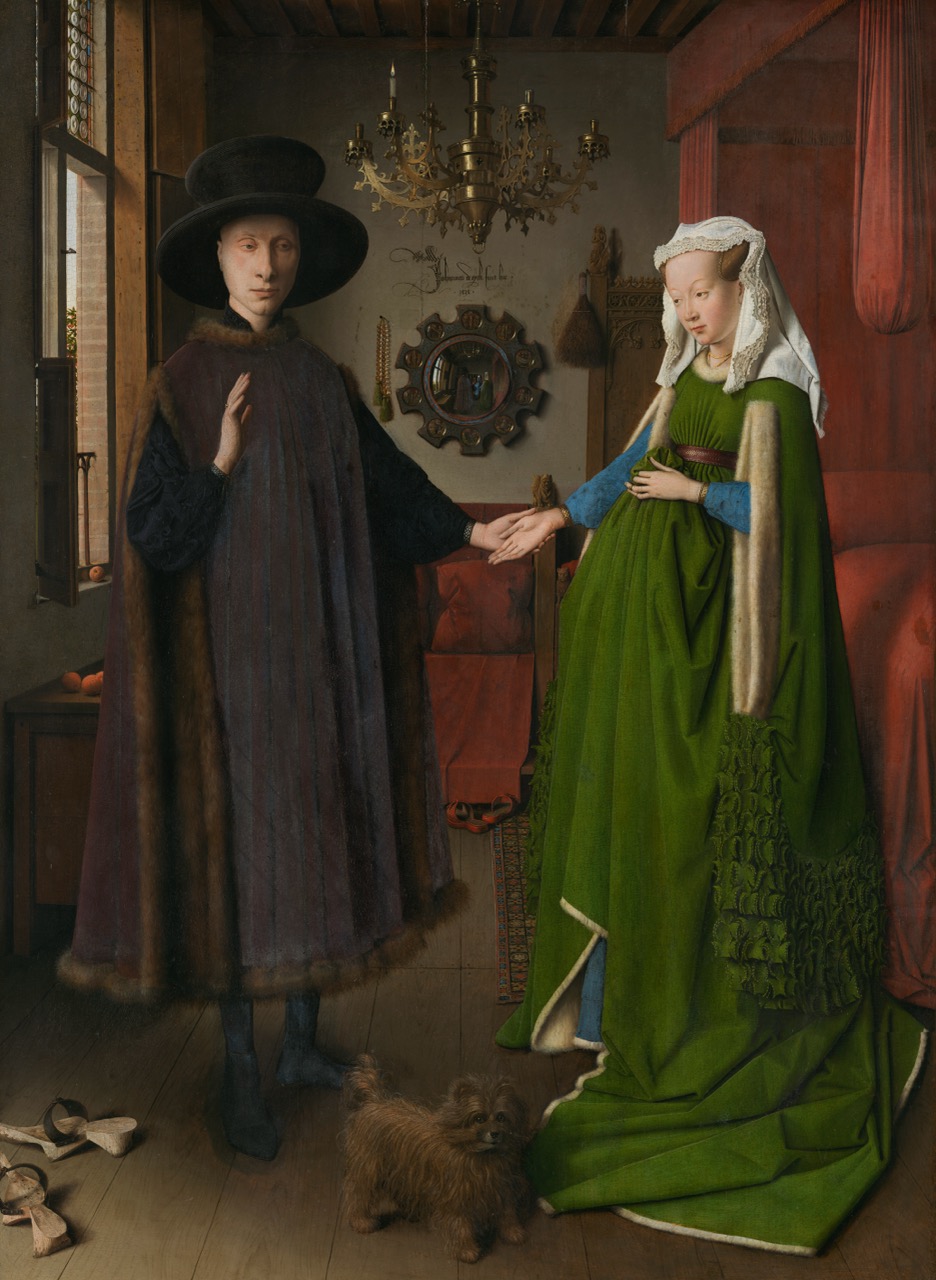 Le Portrait des époux Arnolfini 1434 – Jan van Eyck v. 1390-1441