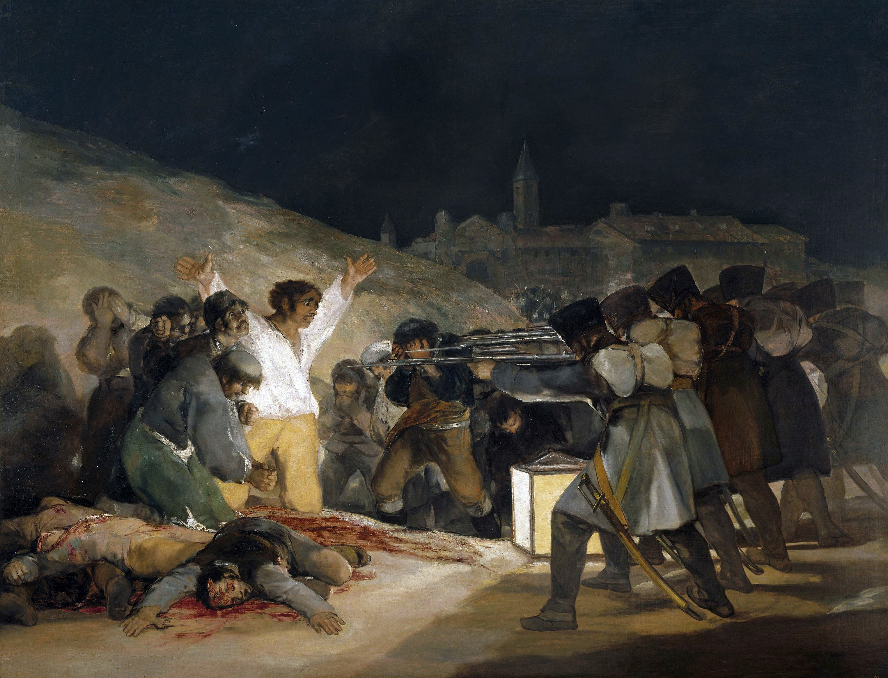 Le 3 mai 1808 à Madrid ou Les Exécutions 1814 – Francisco de Goya 1746-1828