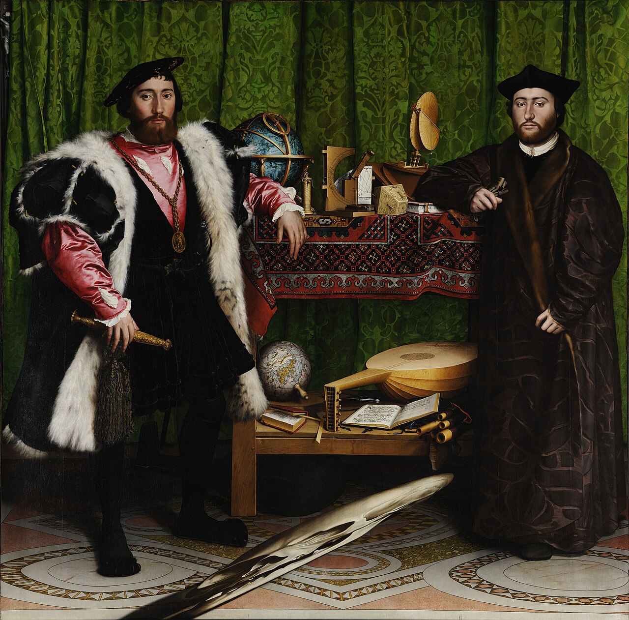 Les Ambassadeurs 1533 – Hans Holbein le Jeune 1497_98-1543