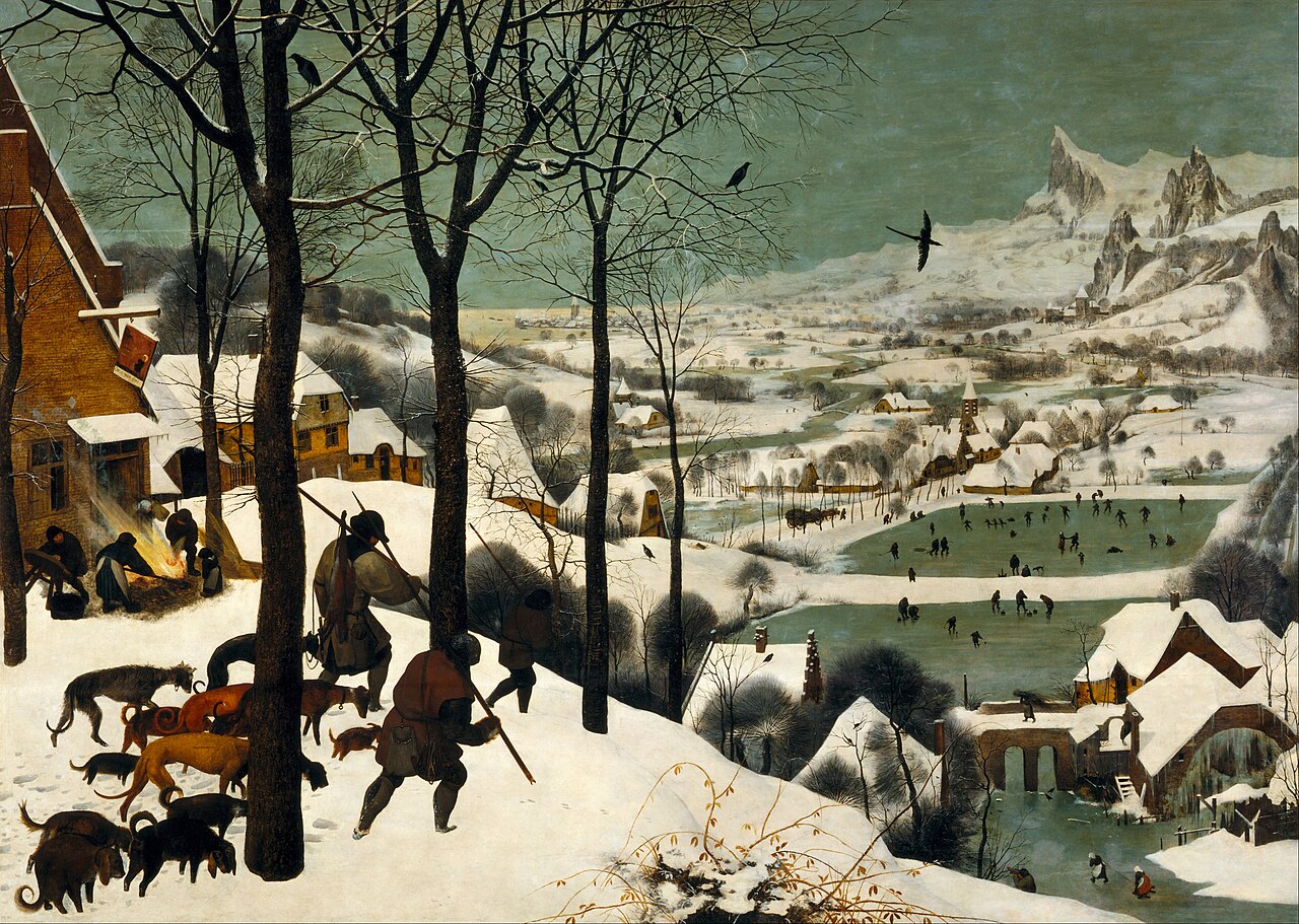 Chasseurs dans la neige 1565 – Pieter Bruegel l’Ancien v. 1525.30-1569
